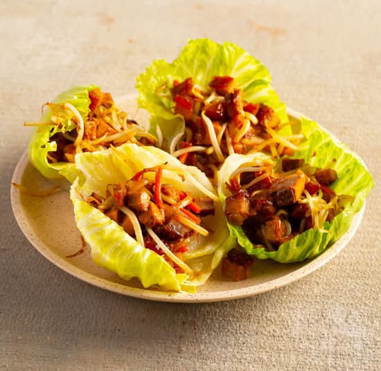 504_Sang Choy Bow Seafood Combination with Lettuce Wrap  海鲜生菜包